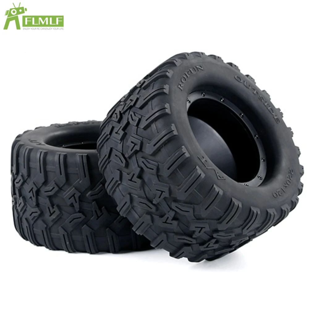 All-Terrain-Reifen 220 x 120 mm, 2 Stück, für 1/5 Losi 5ive-t KM X2 ROFUN ROVAN LT WLT V5 X-LT BAJA 5S DTT QL LKW-Teile