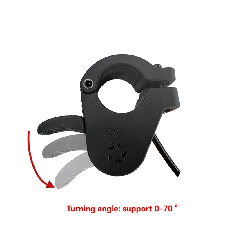

A22F-300X E-Bike Thumb Throttle For Electric Scooter Accelerator Right/Left Hand Throttle 24V 36V 48V 72V Waterproof 3PIN