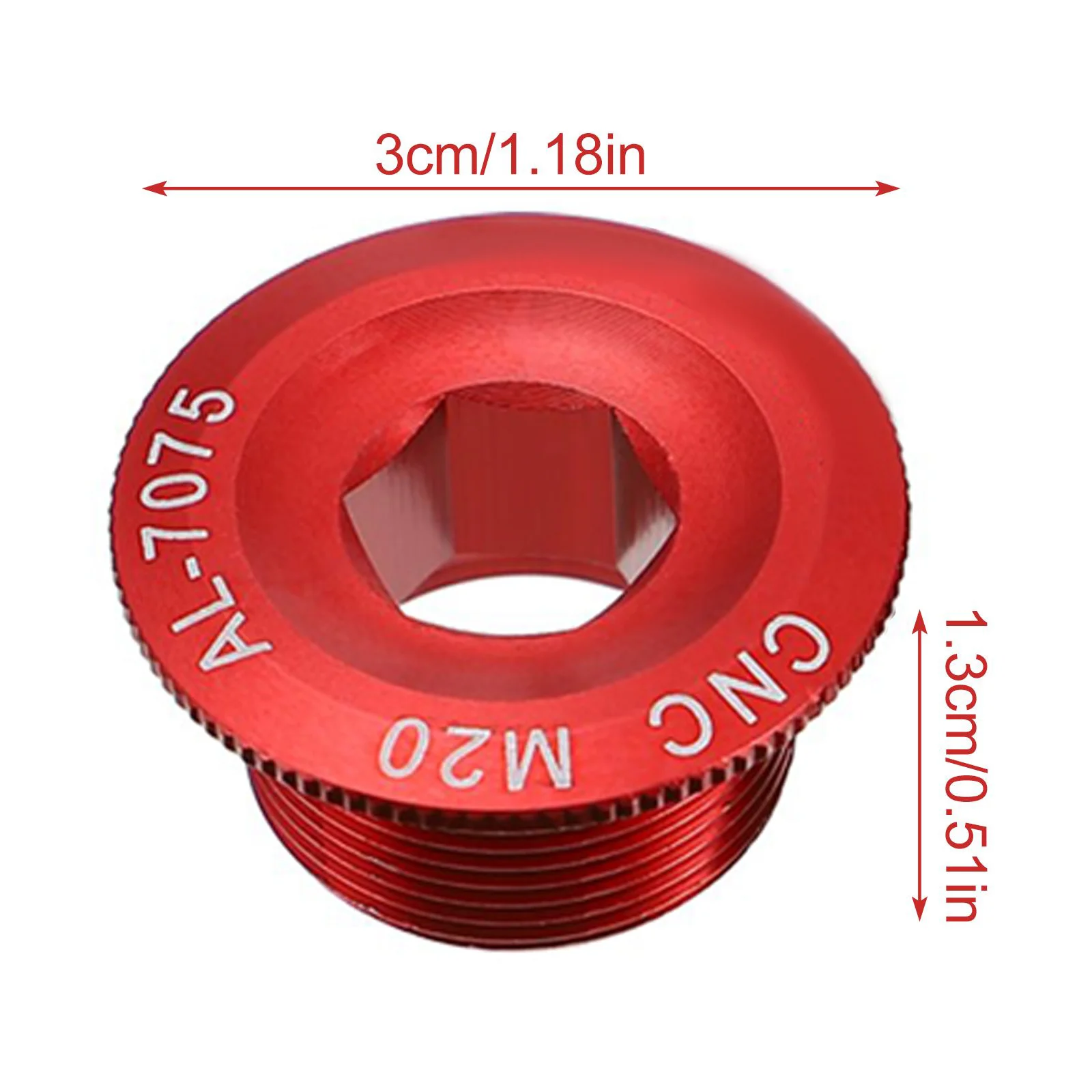 1 زوج دراجة كرانسيت تحديد الترباس سبائك الألومنيوم التصنيع باستخدام الحاسب الآلي قطع الداخلية مسدس 10 مللي متر كرنك غطاء المسمار استبدال متوافق مع M40