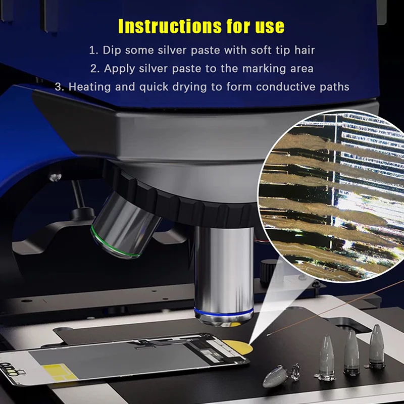 ITO Silver Paste: ottieni eccezionali risultati di riparazione del telefono con MECCANICO Nano conduttivo NANO20