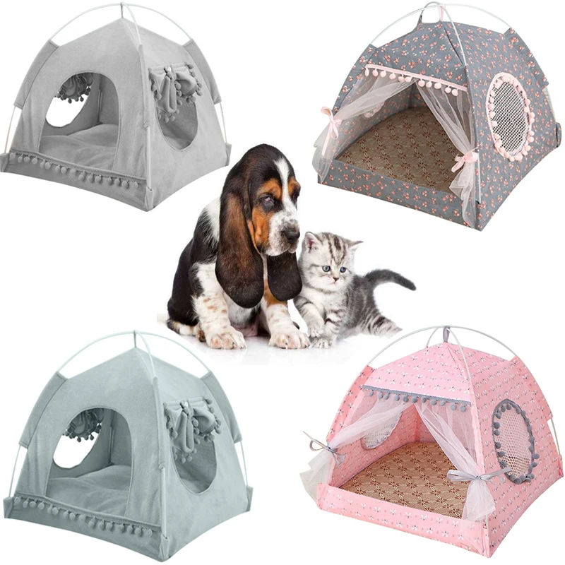 For Pet Cat Tent Su… - image