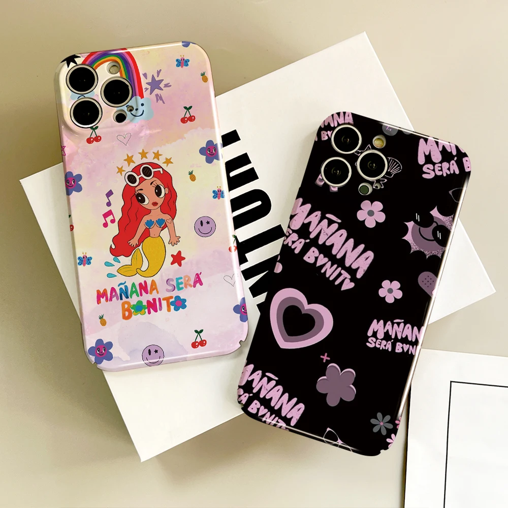 Singer K-KAROLS G FUNDA funda de teléfono para IPhone 16 15 14 13 12 11 Plus Pro Max Mini cubiertas de película a juego con orificio preciso