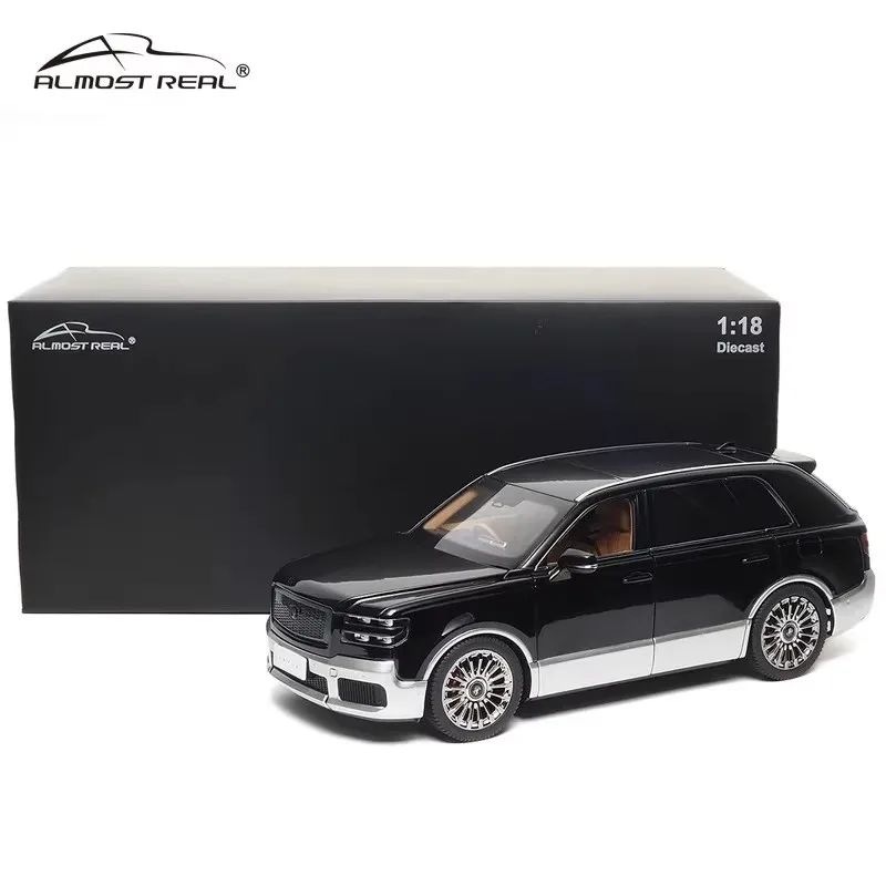 New 1/18 Almost Real Car Model Toyota Century Right-hand Drive Fully Open Car Model 2026 Alloy Simulate Model Collect Toy Gift