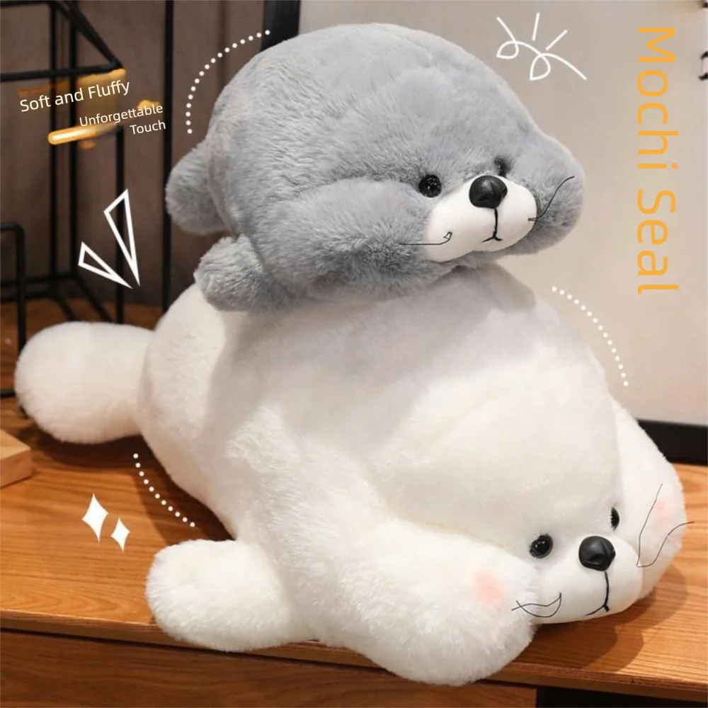 

Коллекция Chubby Leone Seal, плюшевая кукла Mochi, мягкая плюшевая подушка для сна, пушистая полипропиленовая хлопковая мягкая игрушка для домашнего декора