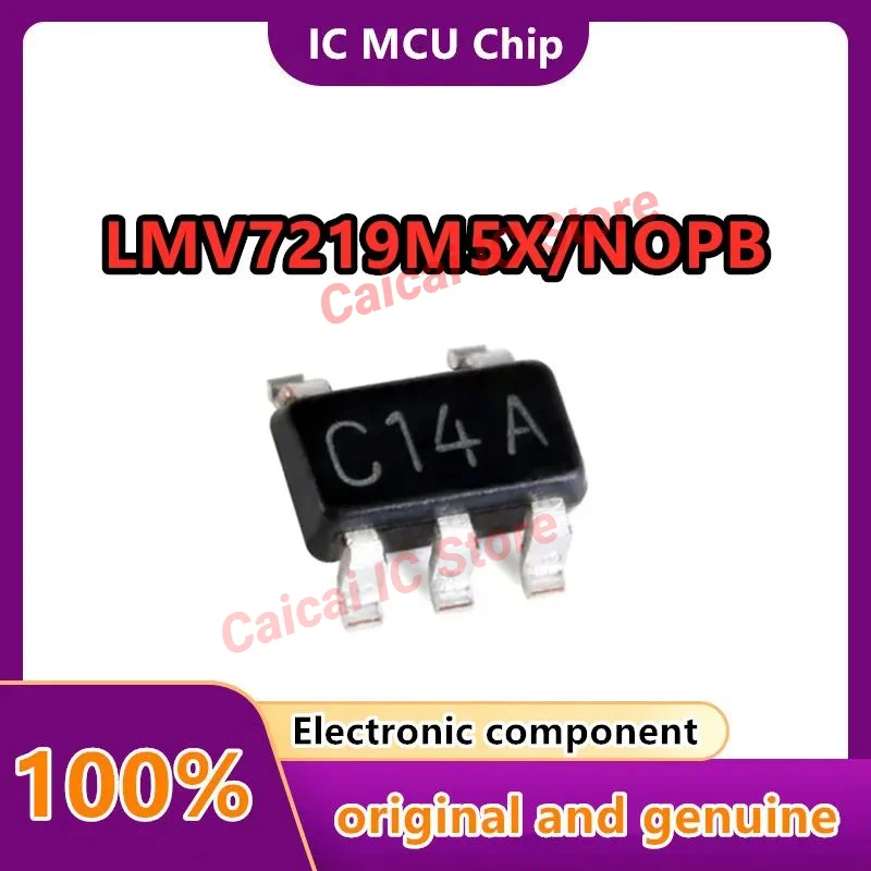 

100-50pcs/Lot LMV7219M5X/NOPB SOT23-5 LMV7219M5 Analog Comparator LMV7219M LMV7219 Integrated Circuit