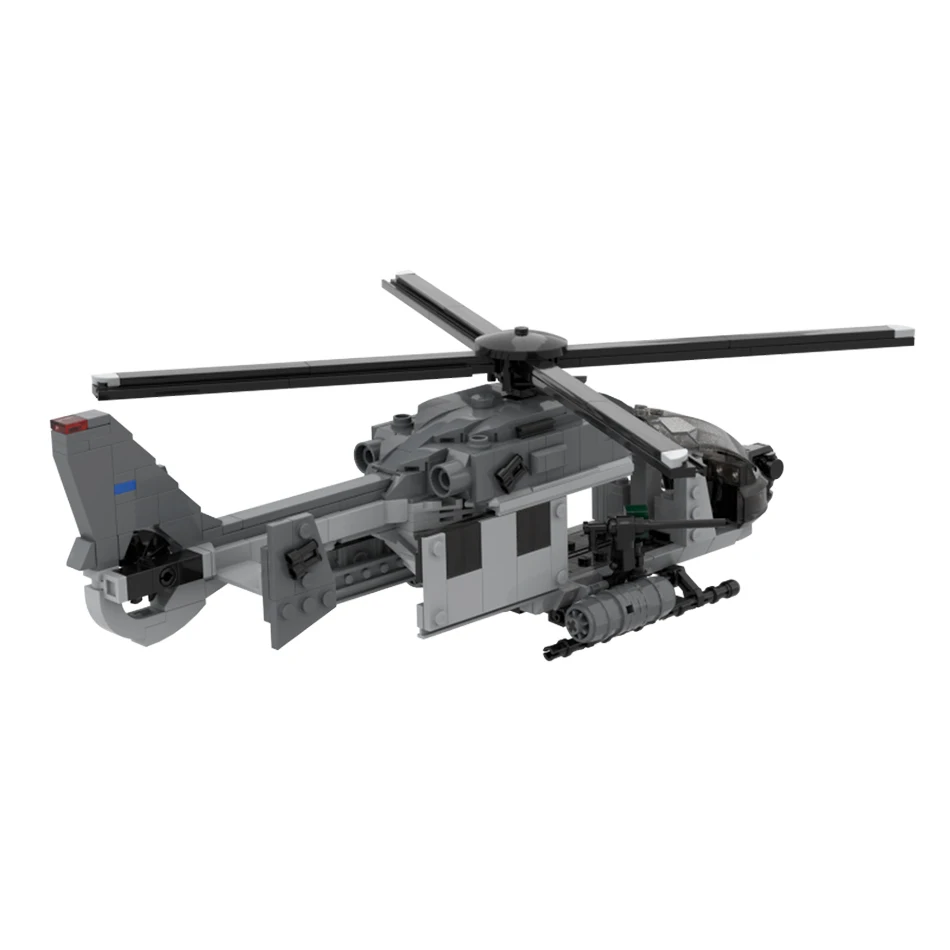 United States Army's Light Utility Helicopter UH-72 Model Building Blocks DIY Ultimate Collection Series Kid Airplane Toy Bricks