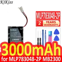 3000mAh KiKiss Powerful Battery for MLP783048-2P HT783048-2P MB2300