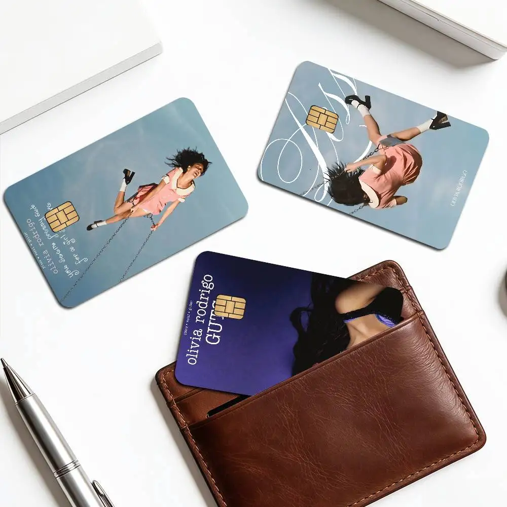 Singer O-Olivias Cool R-Rodrigos Anmie Sticker Film Skin Cover for Credit Card Debit Bank Card Front