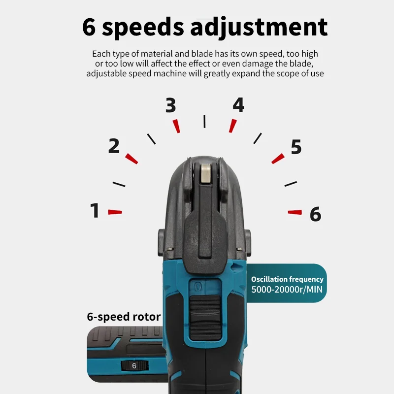 Mamidw Brushless Quick Release Oscillating Tool Multi Functional Tool Renovator Electric Trimmer For Makita 18v Battery PIN