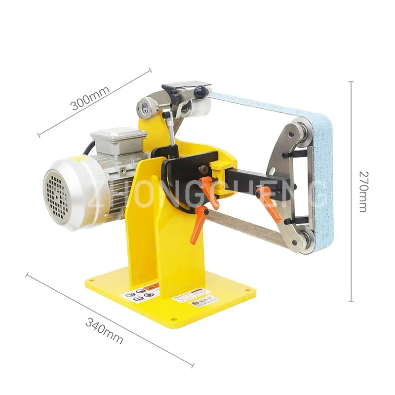 Electric Polisher Industrial-grade Belt Sander Variable Speed Control Woodworking Knife DIY Polishing Machine