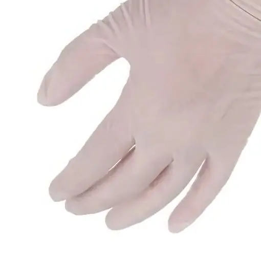 

Waterproof Anti-static Individually 10Pairs Rubber Gloves Wrap White Aseptic Nursing Gloves