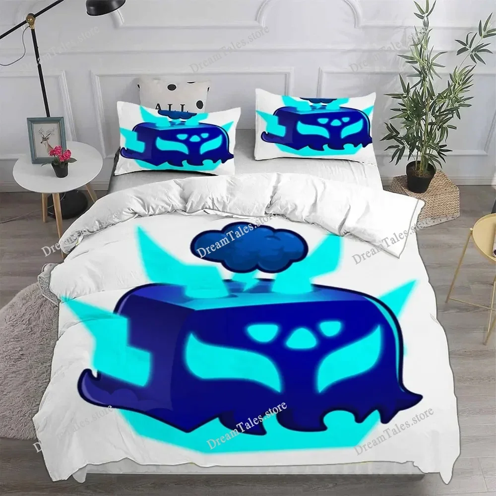 Blox Fruits Bedding Sets Comforter Duvet Cover Pillow Case Sets Single Double Large Size Bedroom Decoration Luxury Gift741