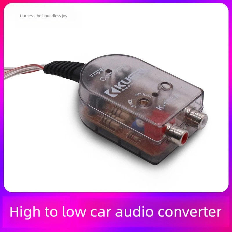 High-quality Audio Modification High-frequency To Low-frequency Audio Converter K-103A Car High-to-low