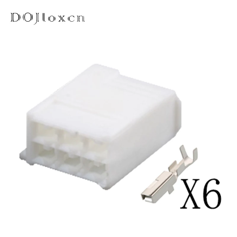 1 Set 6 Pin Automotive Taillight Connector 90980-11011 For Toyota Lexus Ruizhi Taillight Brake Reverse Turn Signal