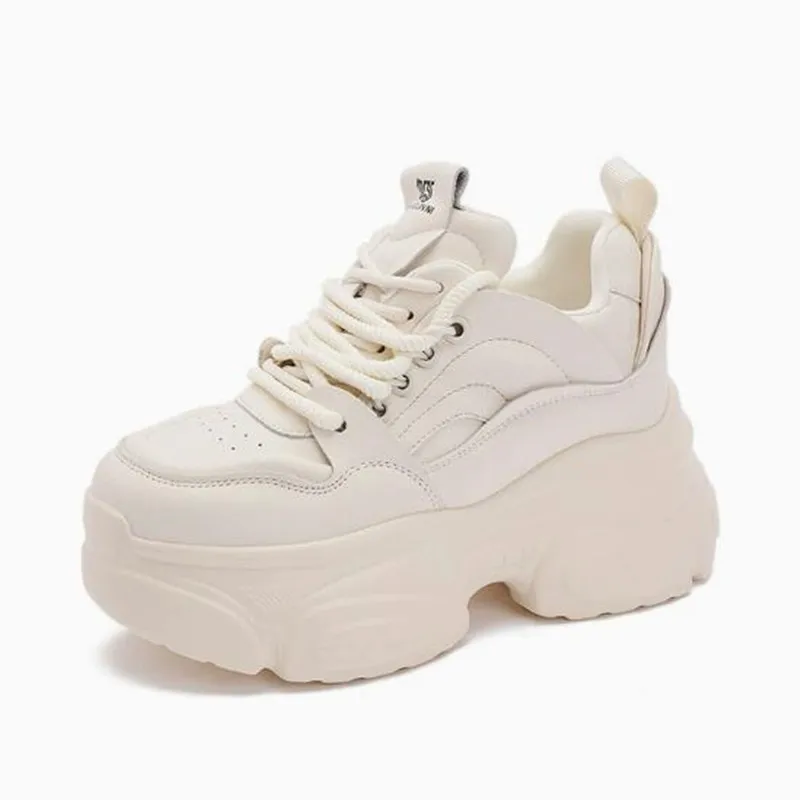 

Новые женские кроссовки на высокой платформе 8 см, спортивные женские кроссовки на толстой подошве, вулканизированные кроссовки, женские массивные кроссовки, Zapatillas Mujer