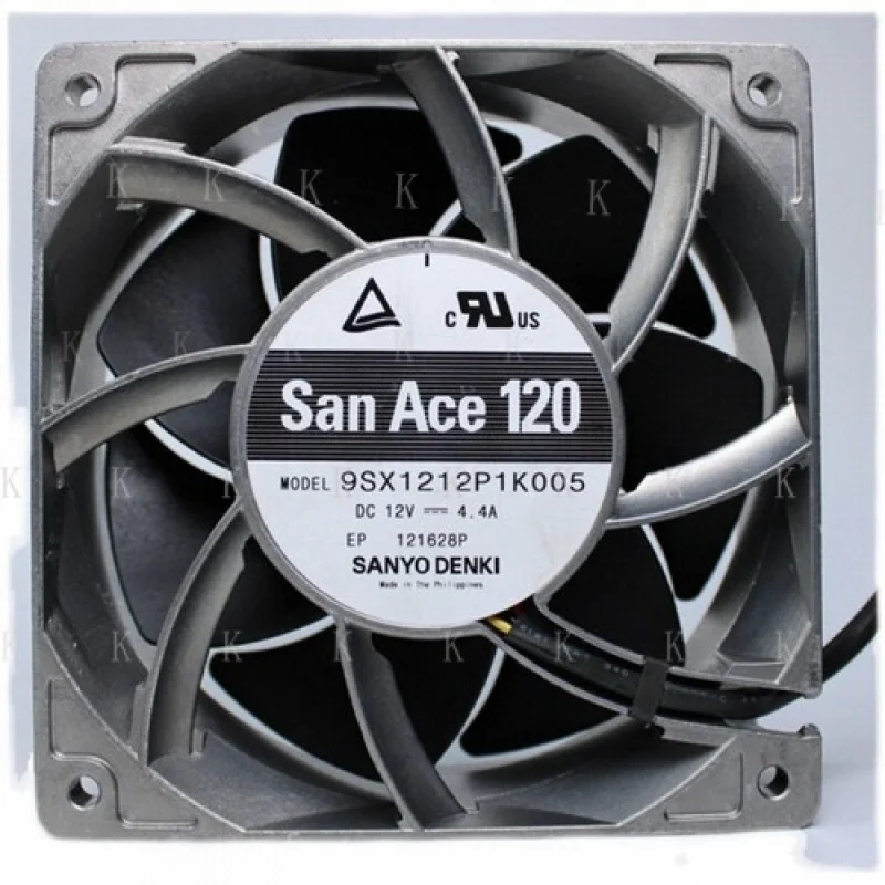 

C 1 PCS FOR Sanyo Fan 9SX1212P1K005 DC12V 4.4A 12038 12CM Aluminum frame Cooling fan