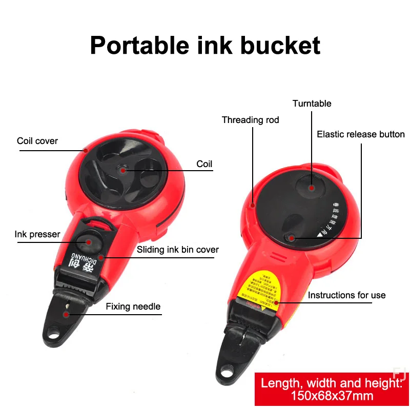 [YU]Automatic Rewind Line Marker For Carpentry - Draw And Scribble On Wood With Precision Carpenter Tools