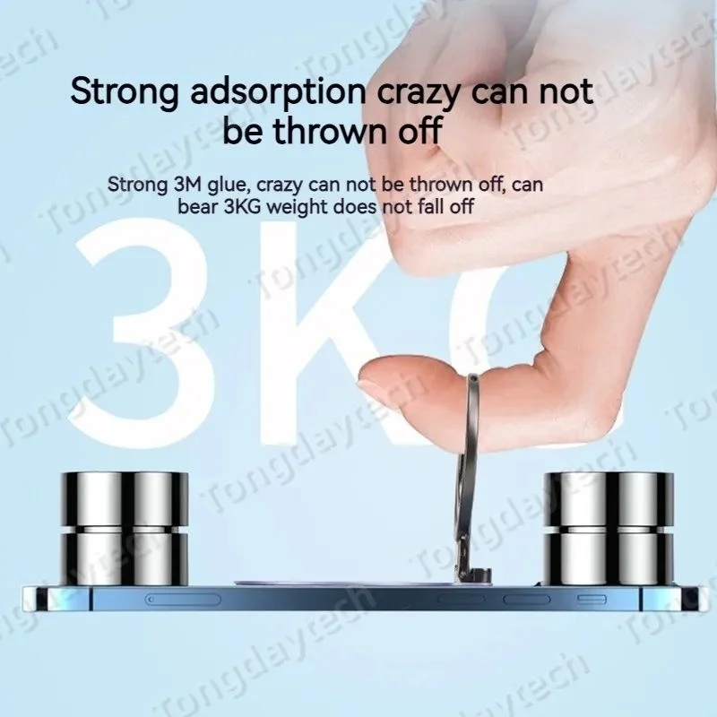 Soporte de anillo Universal para iPhone 15 14 Pro Max soporte magnético para coche soporte giratorio para teléfono trasero