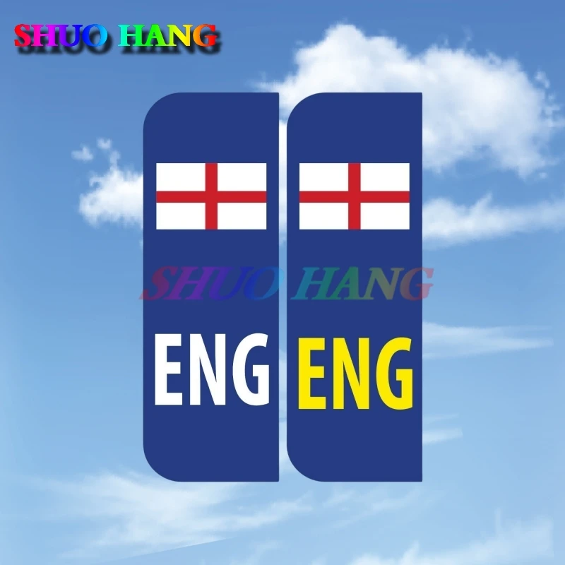 

ENG Car Stickers - ENG Flag Reg Plate Self Adhesive Vinyl Car, Van, Lorry Car Accessories Car License Plate Decoration
