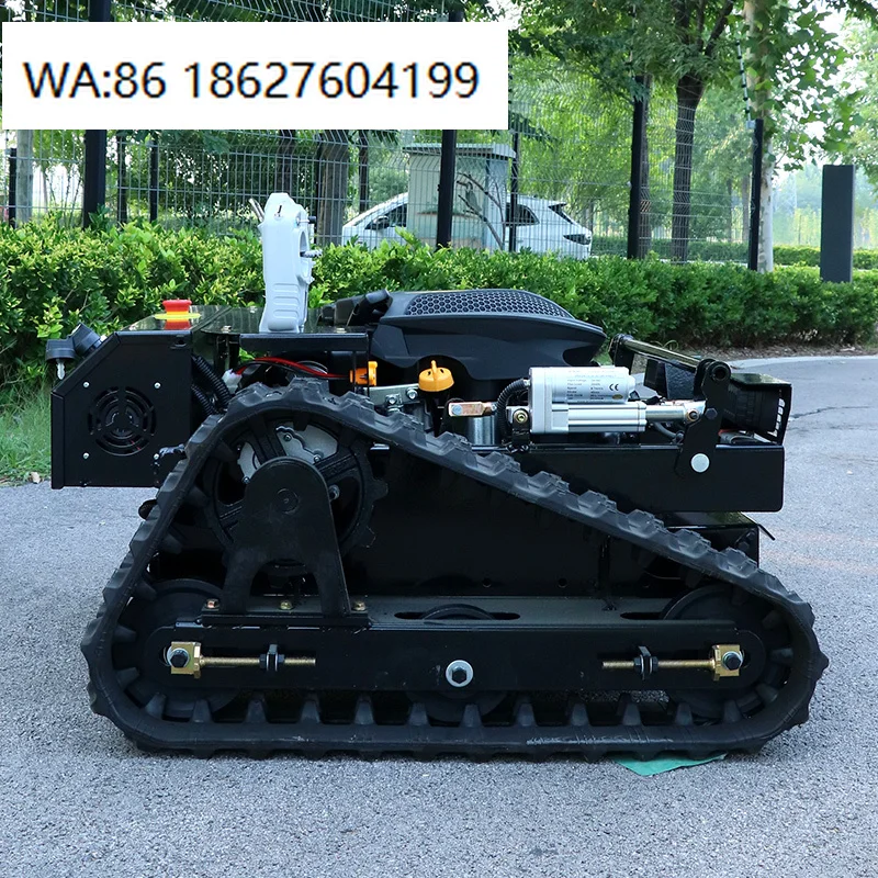 

All Terrain Tracked Orchard Robot Lawn Mower AWY 550 Remote Control Wireless Zero Turn Mini with CE Approved