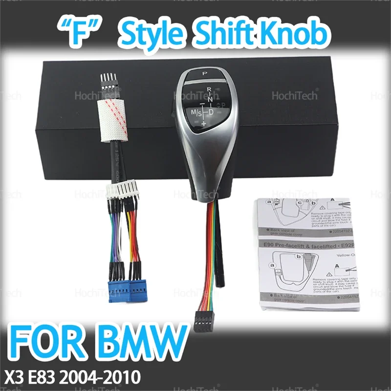 

Для BMW X3 E83 2004-2010 Ручка переключения передач с большим пальцем Высококачественная светодиодная ручка переключения передач Головка рычага переключения передач Совершенно новые автозапчасти
