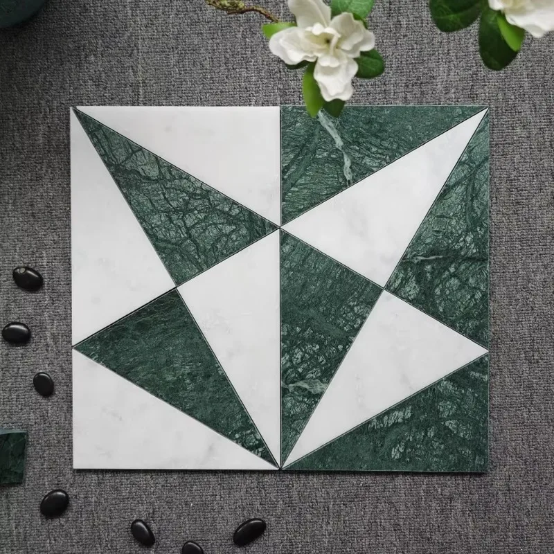 

luxury white and black mosaic marble tile floor background wall and pool bathroom application