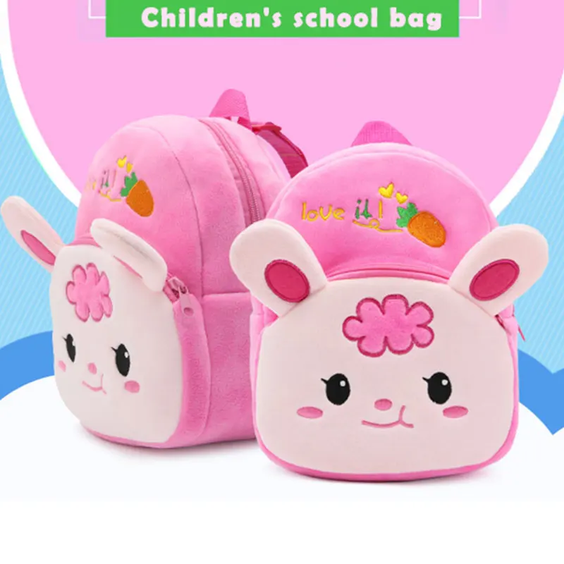 Mini Cartoon Kids Plush Backpacks Baby Toy Schoolbag Student Kindergarten Backpack Cute Children School Bags for Girl Schoolbag