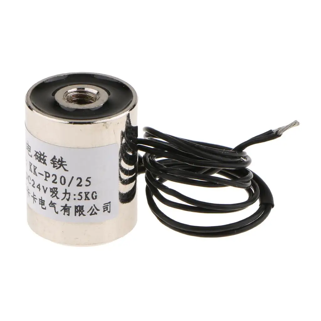 Electric Lifting Magnet Sucked DC 24V Electromagnet 5kg Lifting Force EMP Generator for Lab Use