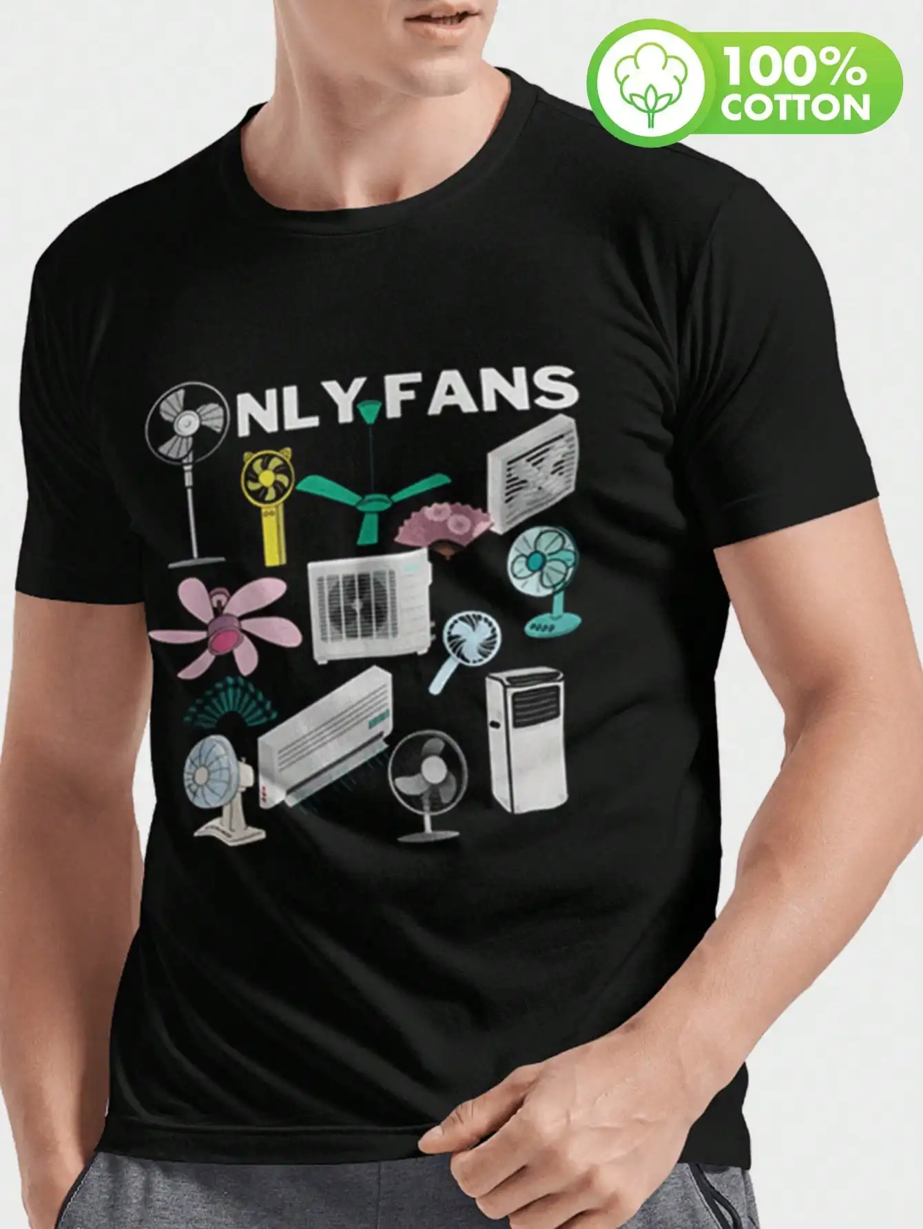 

Funny Only Fans Sarcastic Graphic T-Shirt 100% Cotton Crew Neck Short Sleeve Summer Humor Tee For Adults