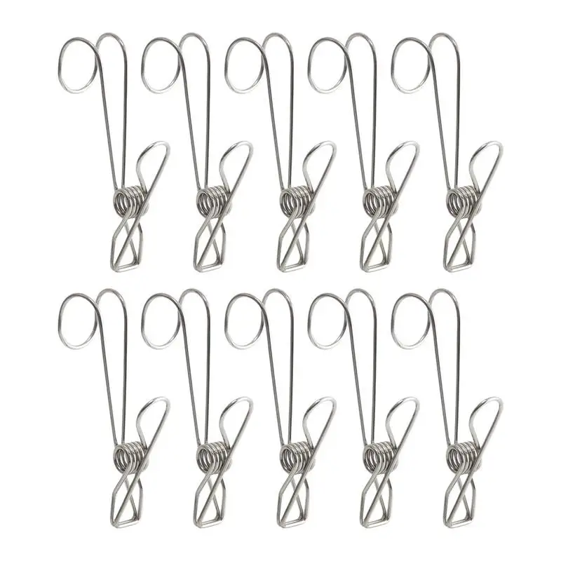 

Long Tail Clip Hook Multi-Function Long Hanger Clothes Drying Hooks Data File Storage Clip Clothes Pegs Kitchen Organizer Holder