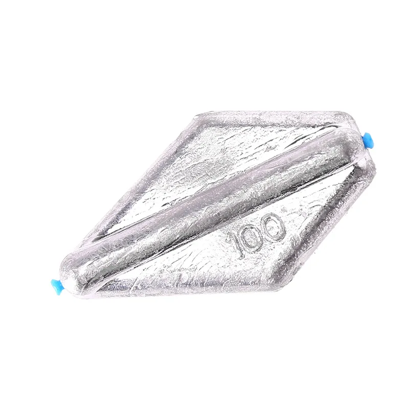 5 Stück/Set Diamantförmige Bleigewichte 80g/100g/120g/150g/200g Hohle Bleigewichte mit Kunststoffhülsen Angelzubehör – Detail 4
