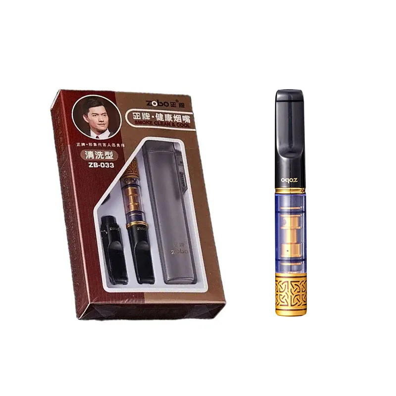 تعميم مرشحات ثلاثية قابلة للغسل للسجائر فلتر السجائر ملحقات أنبوب السجائر دخان التدخين مكافحة القطران