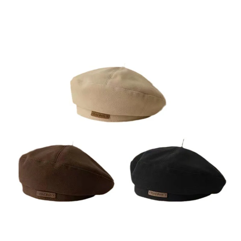 Autumn Winter New Sweet Cool Light Luxury Woolen Hats Retro 