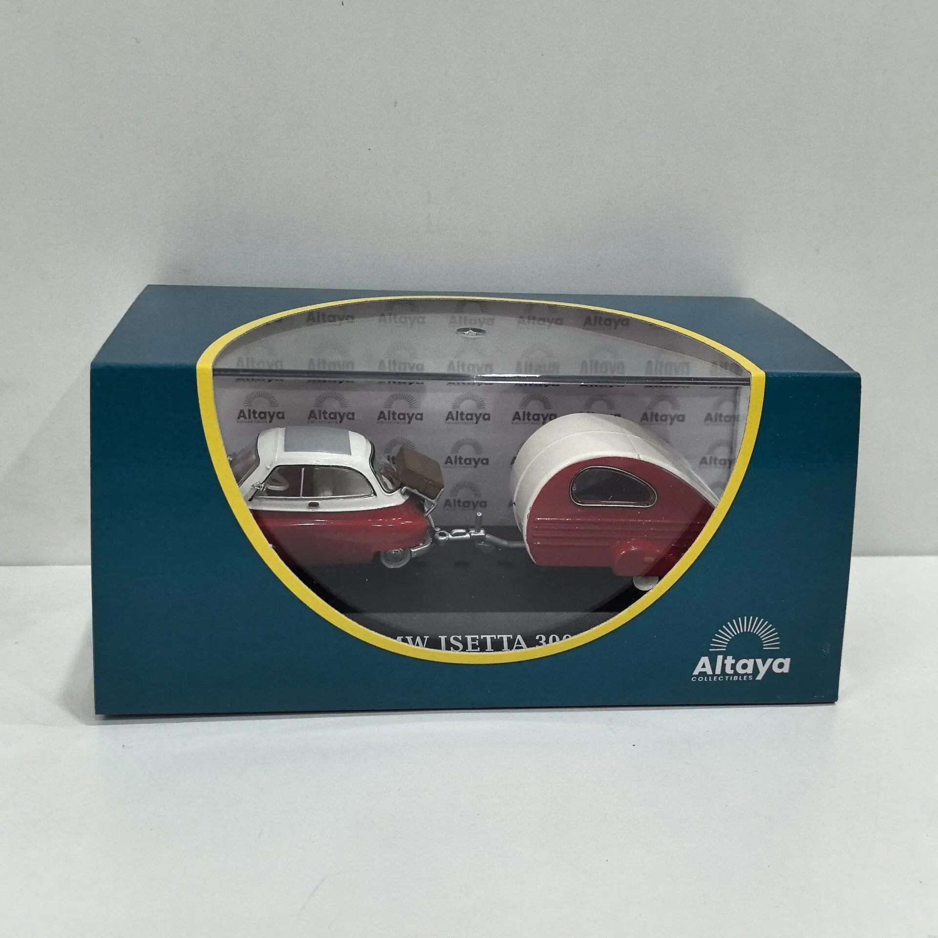 Modelo de Auto de Aleación a Escala 1/43 de BMW ISETTA 300 1F, Marca Diecast IXO ALTAYA