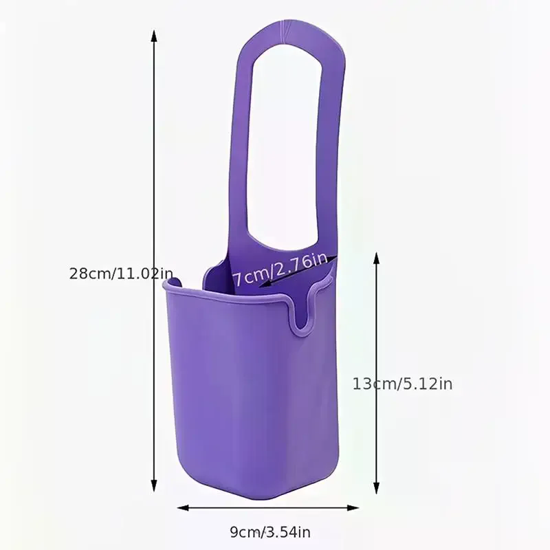 Soft Silicone Stroller Cup Holder with Cute Cartoon Face Design Perfect for Baby Strollers Car Seats Outdoor Daily Use