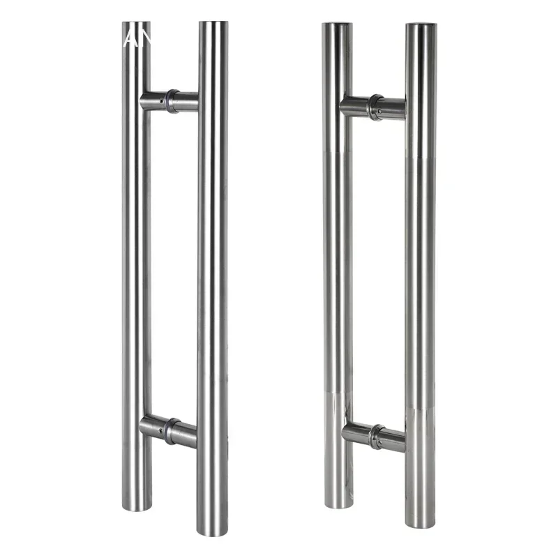 Thick Glass Door Handle Stainless Steel Handle Bathroom Sliding Door Knobs and Pulls Door Handles for Interior Doors Hardware