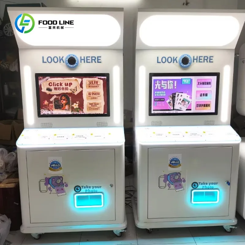 Customized Photo Booth Shell Id Passport Photo Booth Outdoor Park Amusement Parkbox Photobooth Photography Pavilion