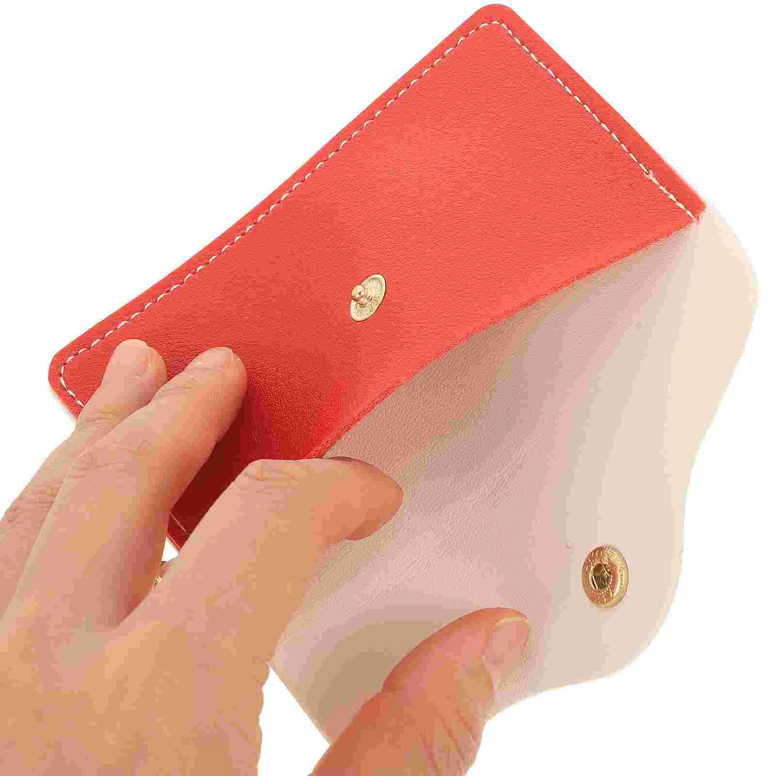 2 Pcs Container Keychain Card Holder Travel Tablet Mini Pouch Change Wallet Large Capacity Cards