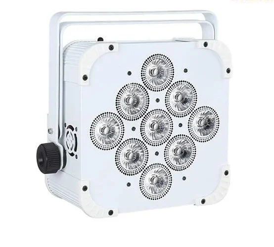 Hot Sale 9*18W Wireless High Brightness Stage Lights  LED Battery Par For Church Night Club