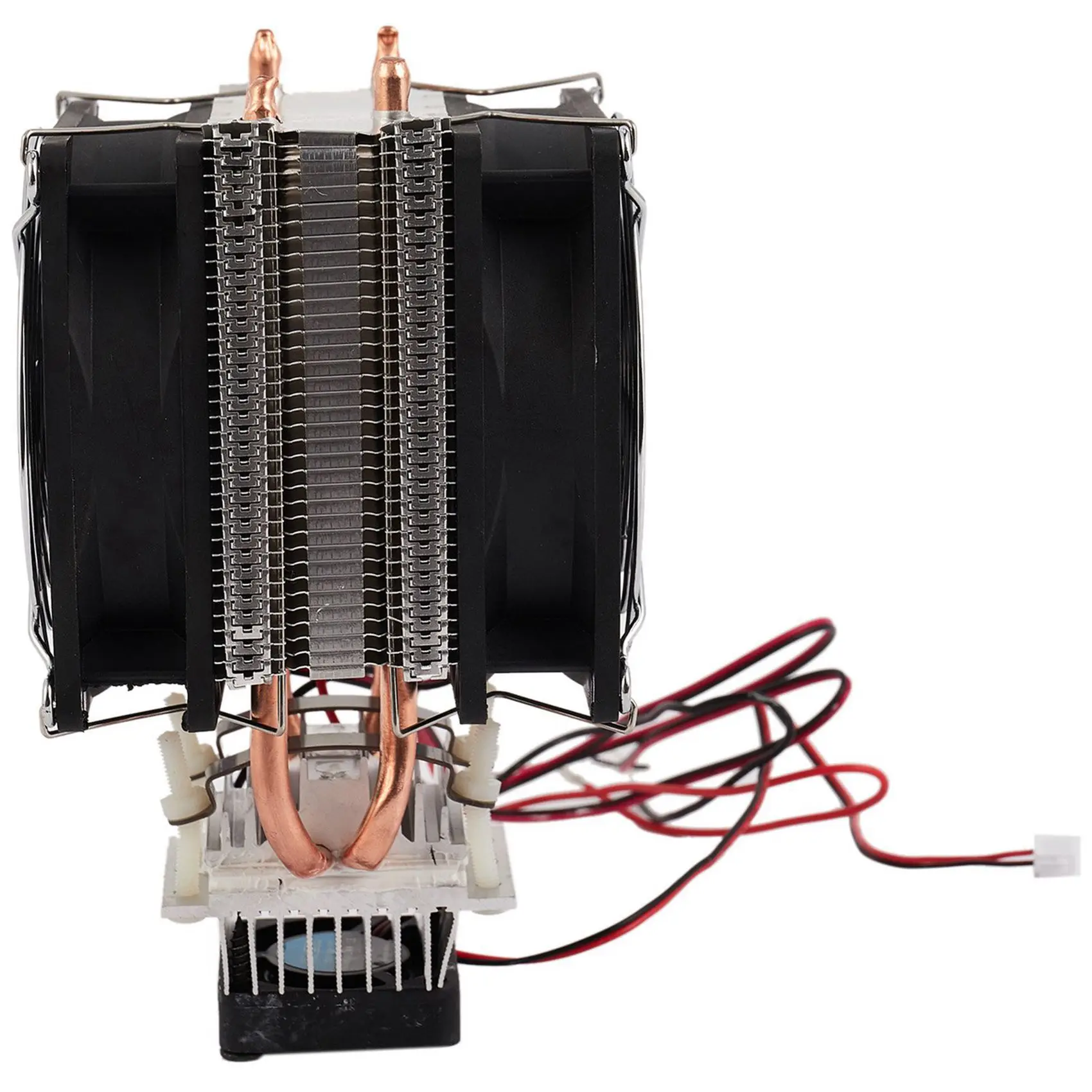 Exquisite-2X 12V 6A Thermoelectric Peltier Semiconductor Cooler Refrigeration Cooling System Kit Cooler Fan For Air Cooling
