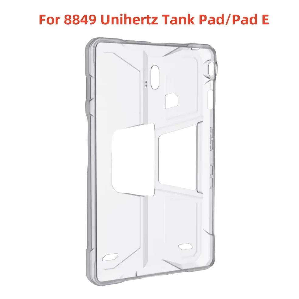 High Quality Original Silica Gel Silicone Tansparent Cover For Unihertz Tank Pad 8849 Tablet Case For Tank Pad E