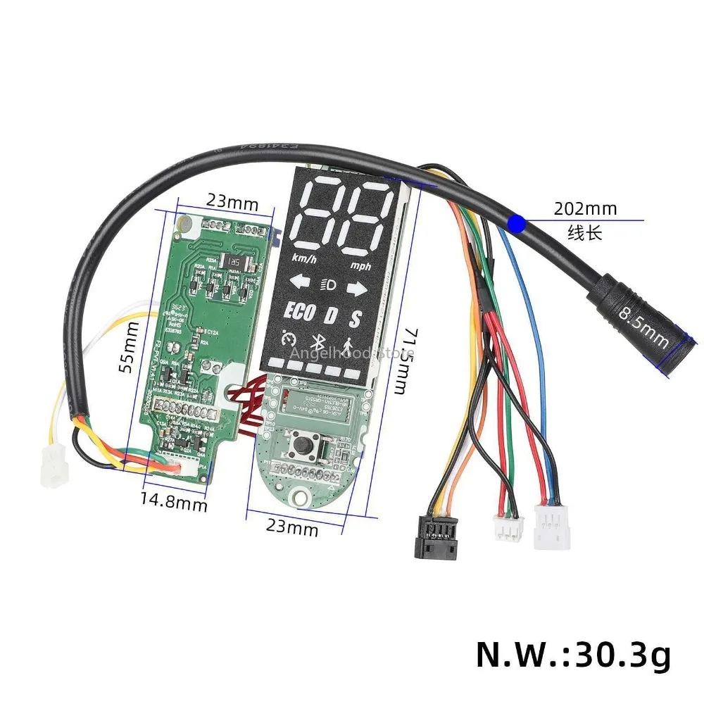 Dashboard for Max G2 Electric Scooter Bluetooth Board LED Display Screen Instrument Rare Electric Scooter Accessories