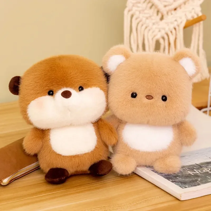 Cute 16cm Plush Companion Doll Capybara Elephant Stuffed Animal Pillow Plush Bear Animal Plush Toy Sleeping Gift