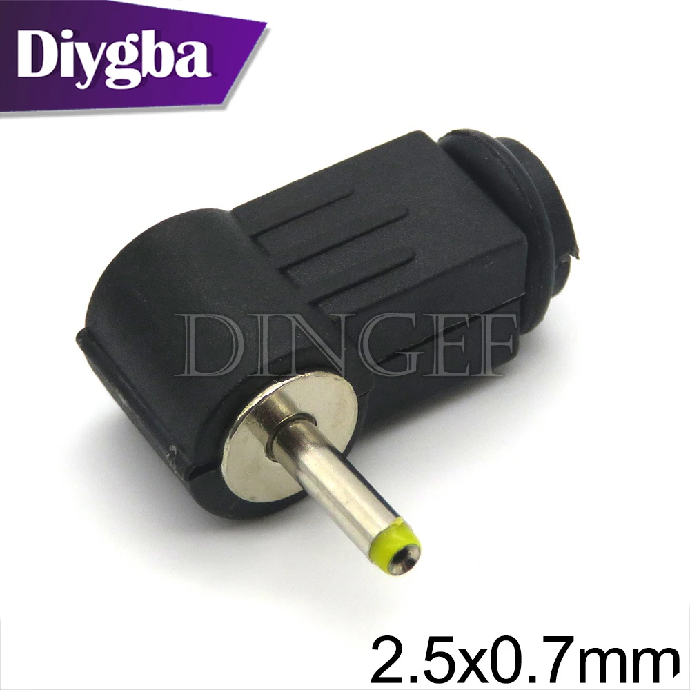 5PCS 5.5*2.5mm DC Plug 90 degree elbow 5.5*2.1mm DC power plug wiring assembly welding wire type 4.8x1.7mm 4.0x1.7mm DIYGBA