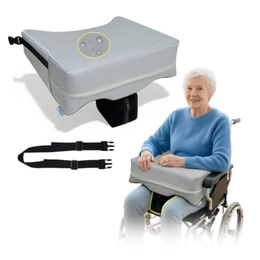 

Подушка-столик для инвалидной коляски, подушка-поднос для пожилых людей, для позиционирования пациентов, предотвращения падений, безопасность и надежность