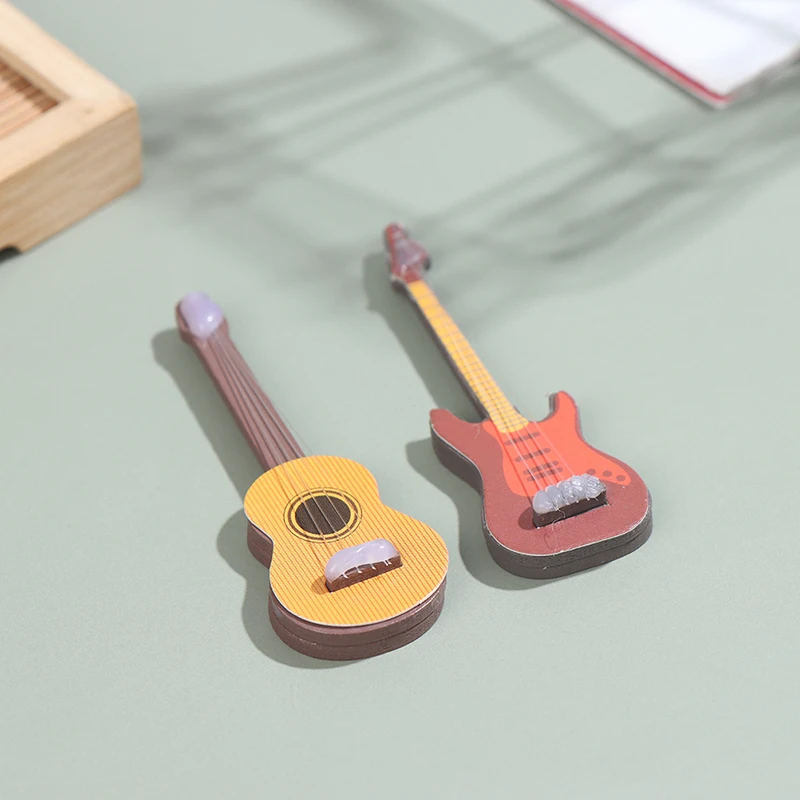 Mini furniture model classical guitar popular electric guitar shooting instrumen