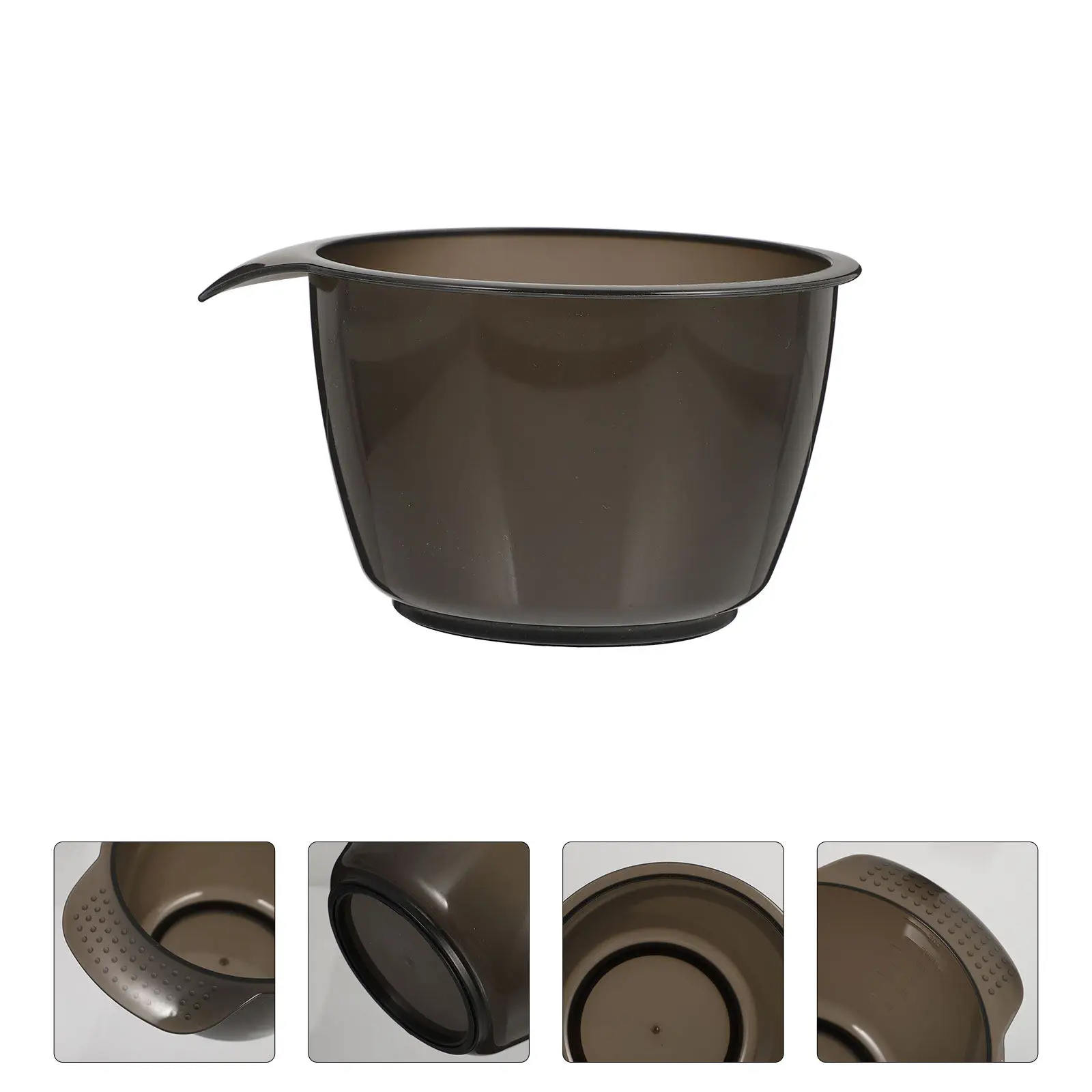 

2pcs Plastic Color Mixing With Handle For Home Salon Use Hair Dye Bowl For Hair Dying Tint Bowl Color Mixing Tool