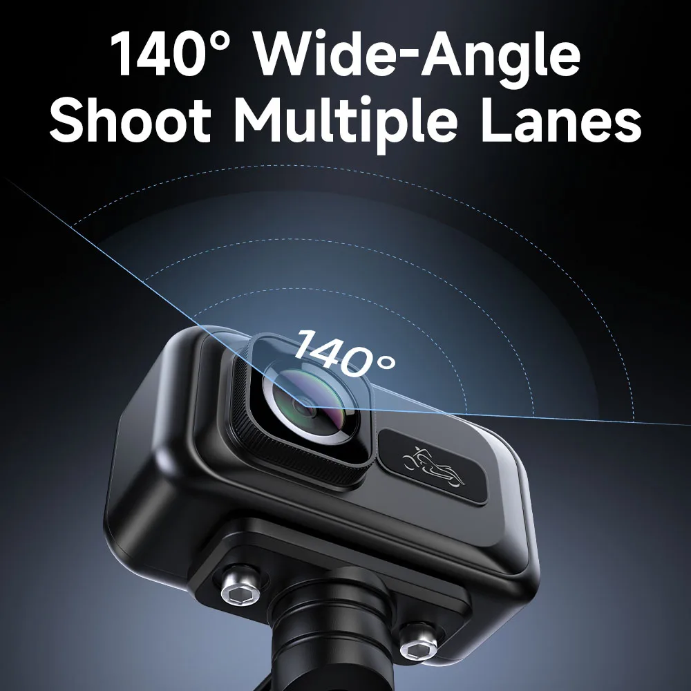 JIUYIN 2K WiFi DVR Dash Cam كامل الجسم مقاوم للماء كاميرا محرك عالمية للدراجات النارية والمركبات الكهربائية مع USU
