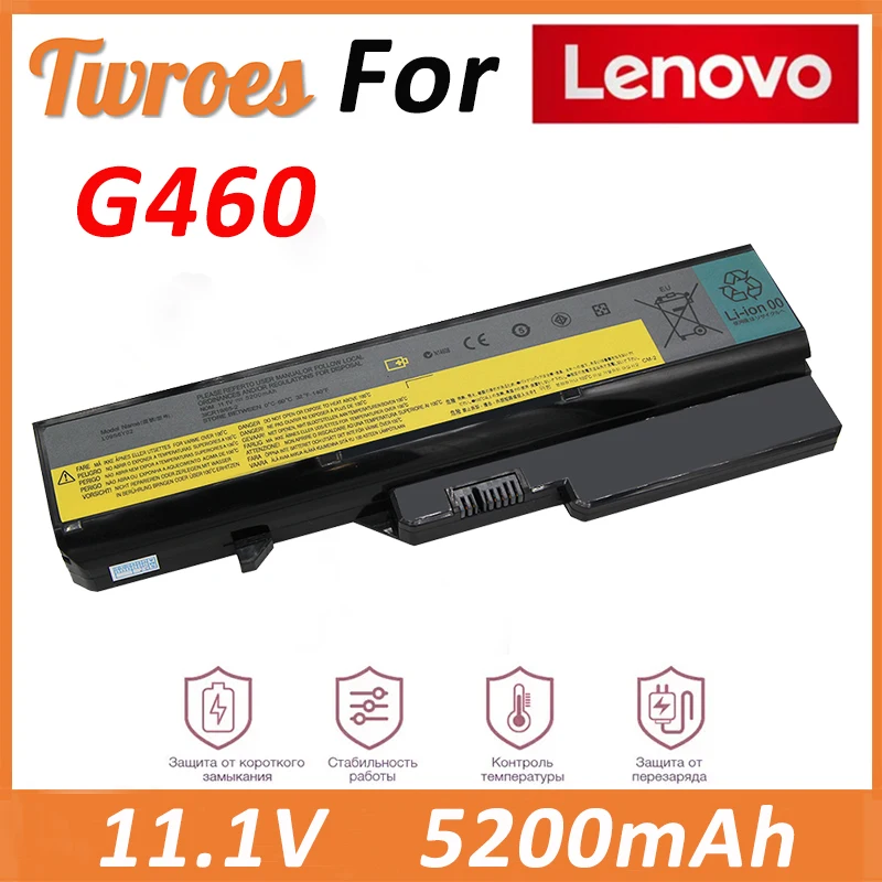 L09M6Y02 L10M6 F21L09S6Y02 Laptop Battery 11.1V 5200mAh For Lenovo IdeaPad B570A, B570G, G460, G460e, G465, G470, G475, G560