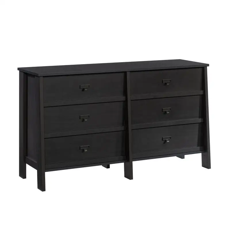 Black Finish Dresser - Modern Storage Solution for Bedroom or Living Room, Chic Design and Ample Space for Organization